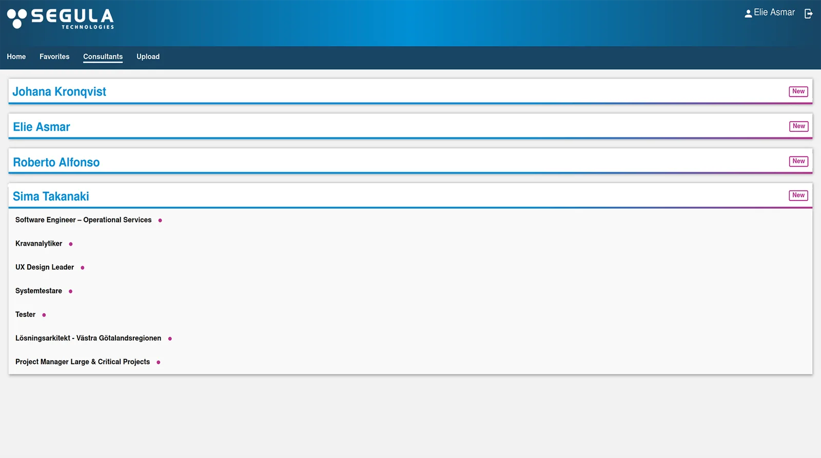 image of manager home screen