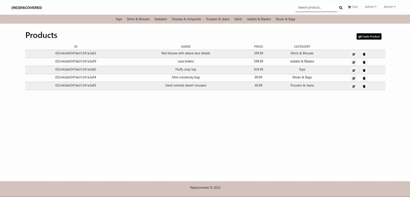image of productslist